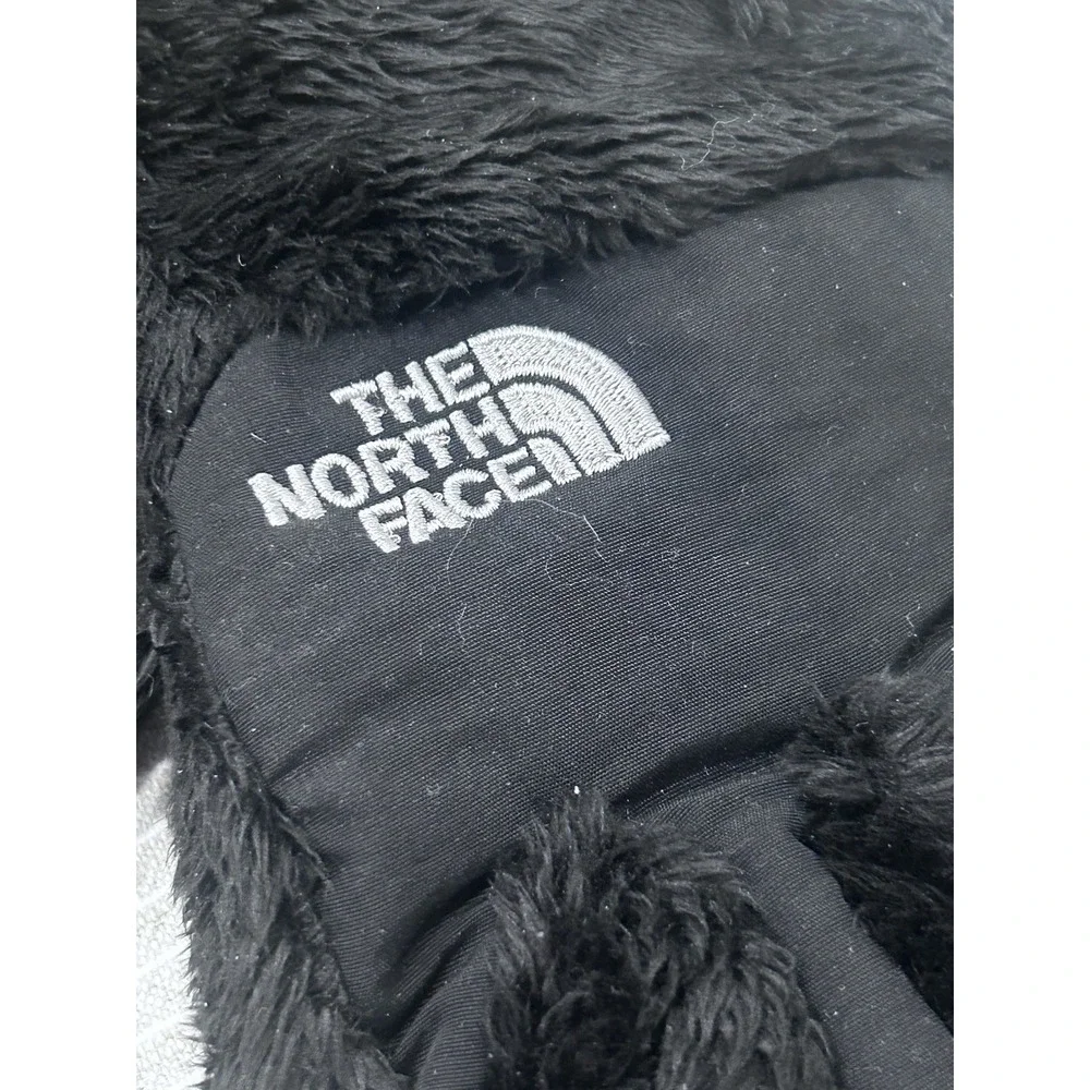 The North Face Women's Fleece Gloves Black Grip Palm Buckle Size Small